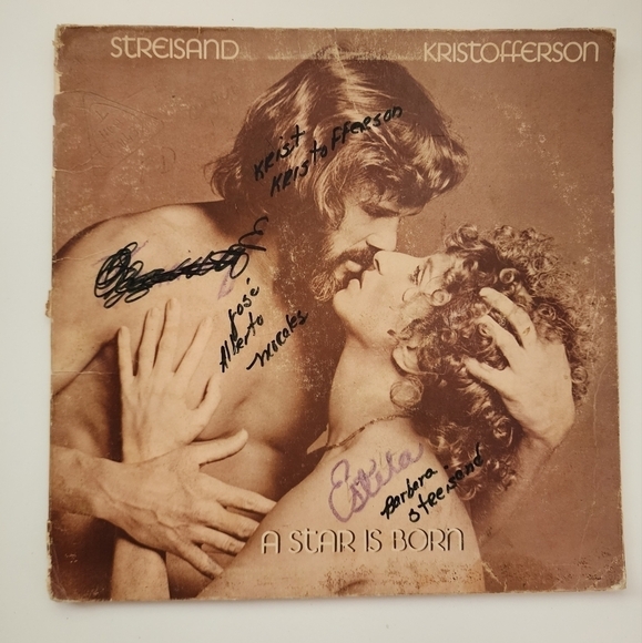 1976 Barbara Streisand Kris Kristofferson A Star Is Born Soundtrack Vinyl Record - Picture 1 of 8